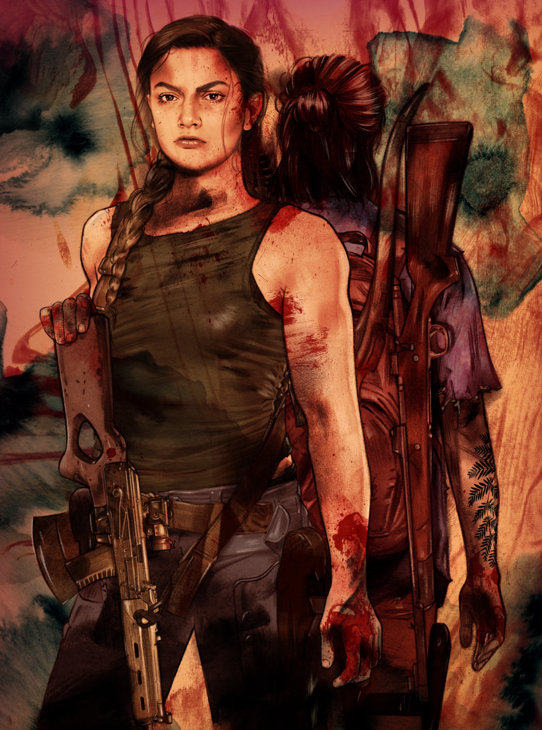 Naughty Dog, LLC - Revealed for #TheLastofUsDay: these two new The Last of Us  Part II Ellie and Abby posters designed by the incredible Tula Lotay,  available as timed-editions from Mondo. Pre-orders