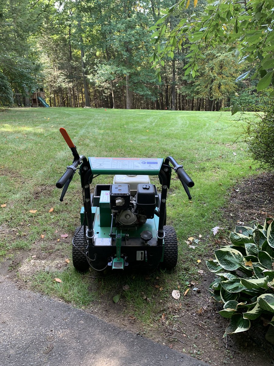 ErnieHuber's tweet photo. Aerated and now overseading    Lets do this https://t.co/2X3txcoUGY
