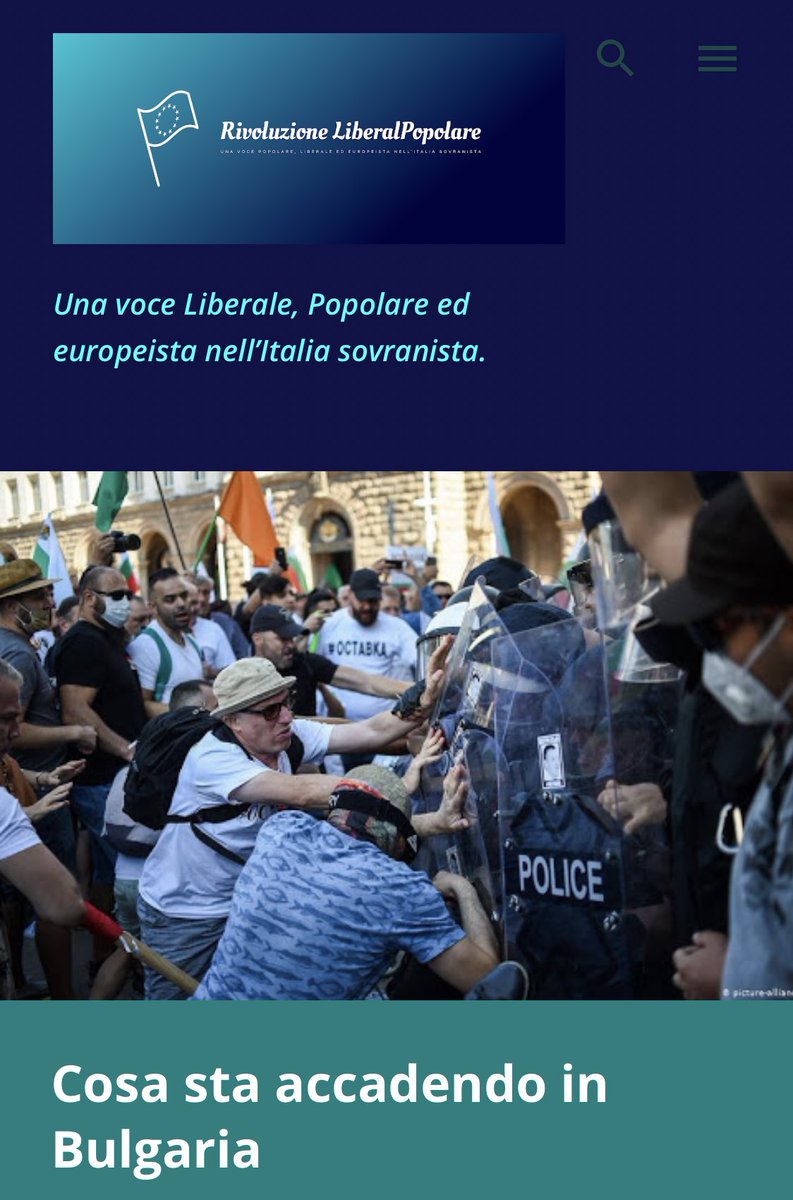RivLibPopolare's tweet image. Abusi di potere, violazione dello stato di diritto e corruzione. Questi sono alcuni dei motivi che hanno portato alle proteste in Bulgaria. Ne parlo su @RivLibPopolare 👉 …voluzioneliberalpopolare.blogspot.com/2020/09/cosa-s…. E su @forumalcentro 👉 forumalcentroblog.blogspot.com/2020/09/cosa-s…. #Borisov #Bulgaria #protests2020 🇧🇬