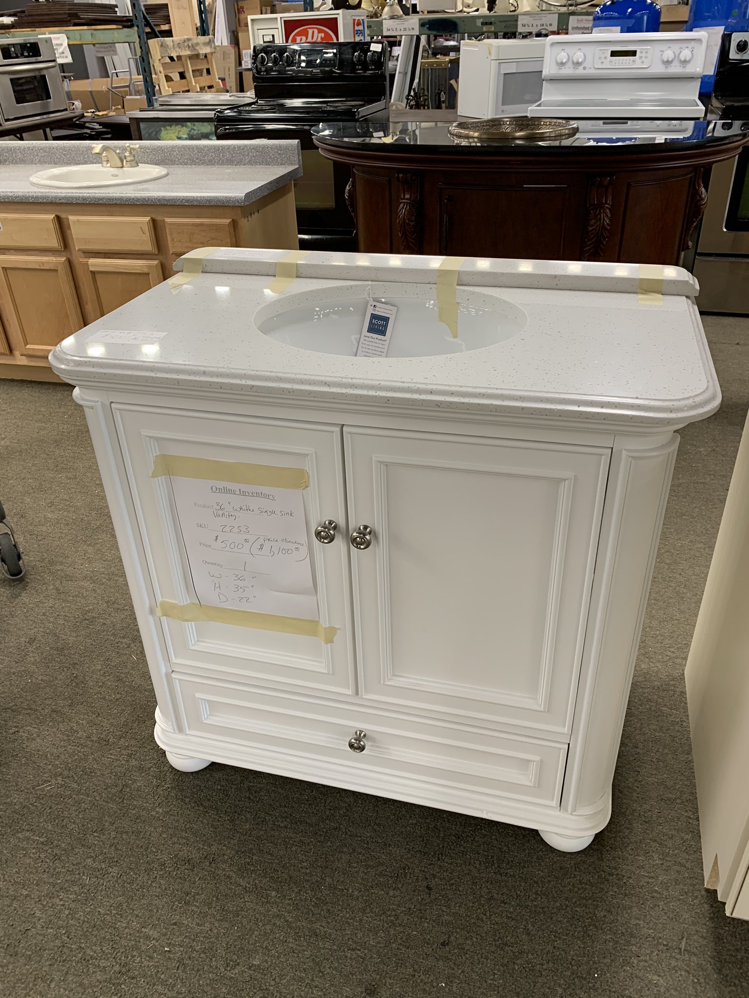 Buds Warehouse On Twitter Beautiful New White Single Sink Bathroom Vanity With Natural Carrara Marble Top Priced Over 1 Buds Warehouse On Twitter Beautiful New White Single Sink Bathroom Vanity With Natural Carrara Marble Top Priced Over 1