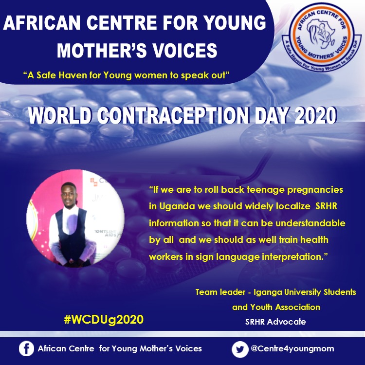 IUSYA_'s tweet photo. #WCD2020
#wcdug2020
#BreakTheSRHRBarriers https://t.co/TGXJHTghNr