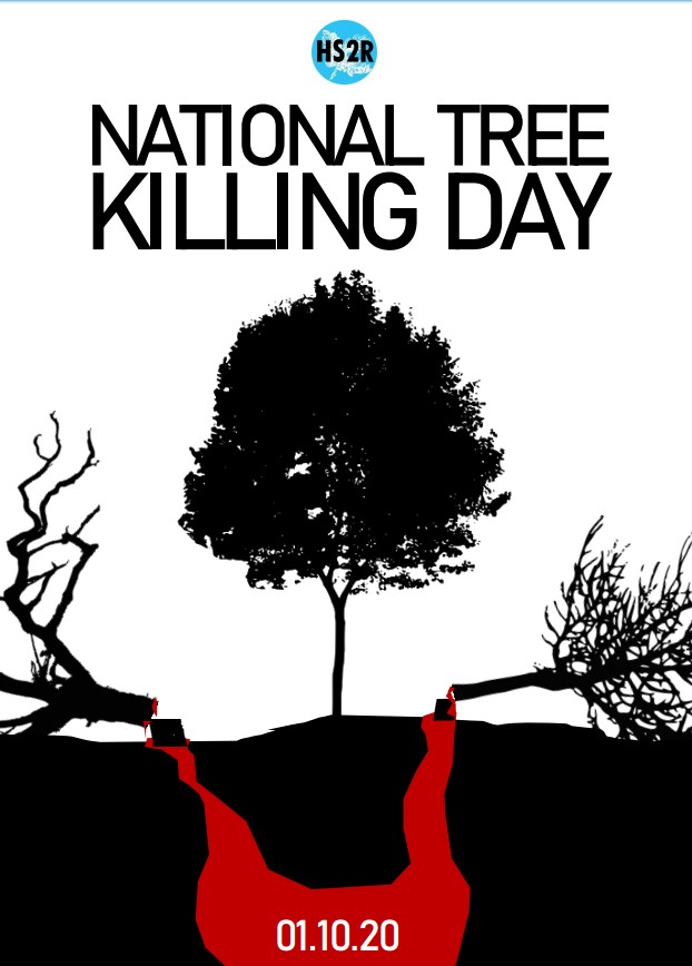 SebastianSandys's tweet photo. On Thursday, the government resumes the wholesale destruction of trees, part of our national natural heritage, in order to build a railway. You ok with that? @ChrisGPackham @joerukin @stophs2 @tcliverpool
@BBOWT @Stoptheroute @Jazvorraso @CCGSTOPHS2 @savebutterflies @mopdenson https://t.co/8GtfQdDKsj
