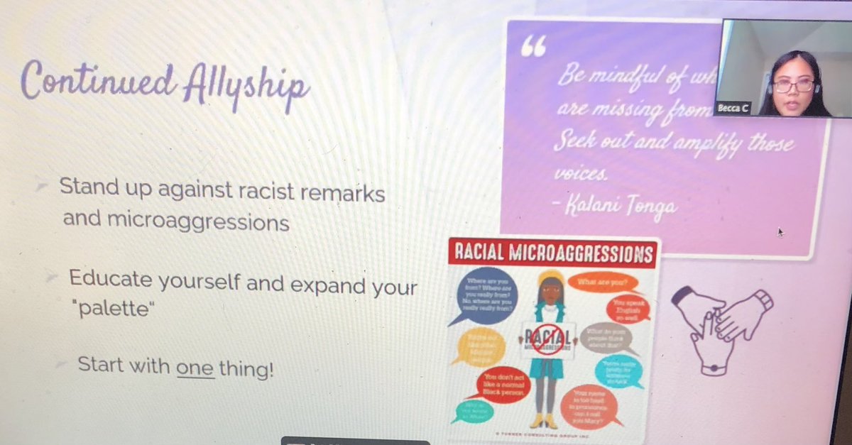 LindsKimery's tweet image. Becca Chen provided TONS or resources to help librarians expand their collections to have more Asian-American literature! Great information shared on diversity audits and continued allyship! @MsChenLibrarian #TASLVirtual20 #mnpslibhacks