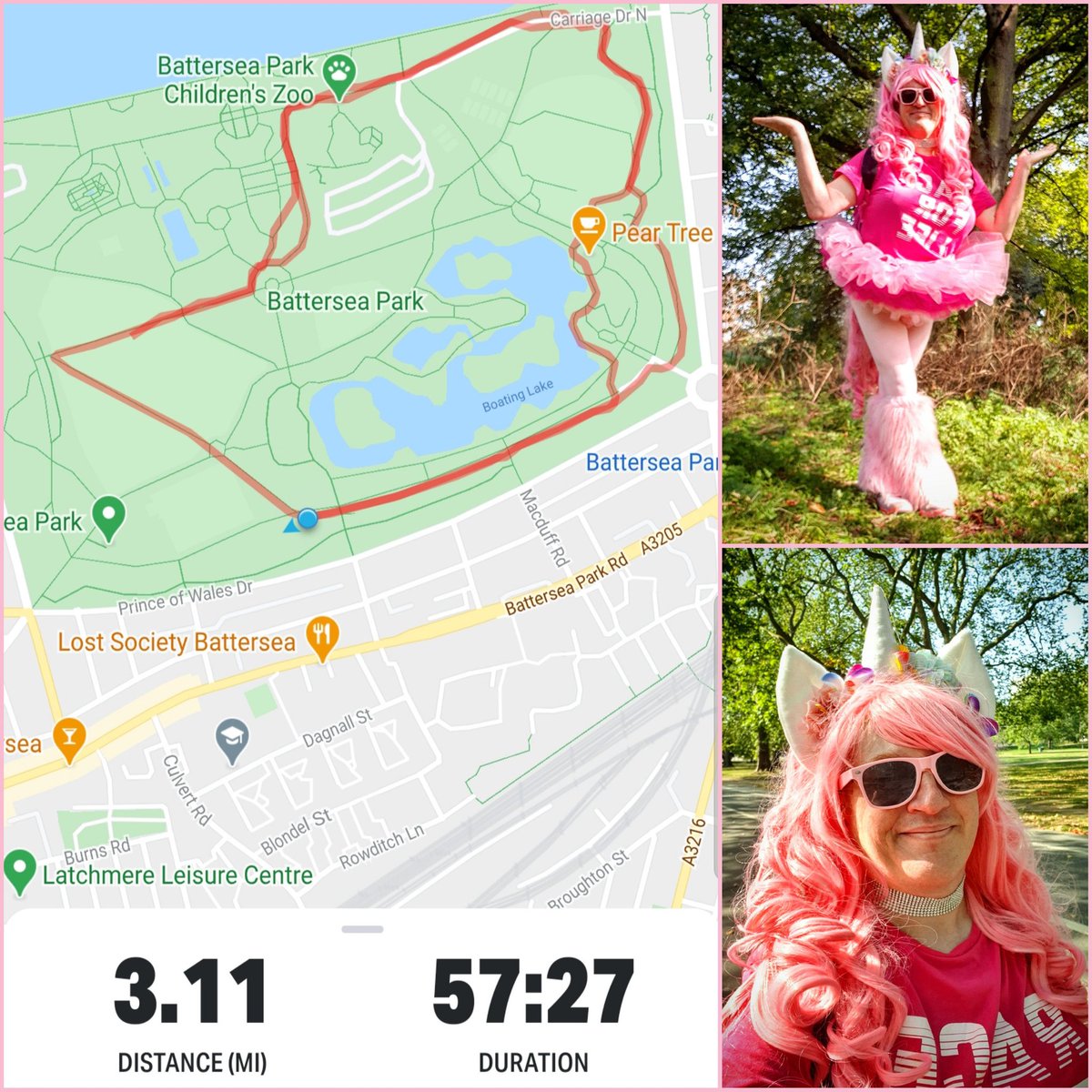 thatguyinatutu's tweet photo. @crukraceforlife @cr_uk Race three of three at Battersea Park! #very2020raceforlife #raceforlife #batterseapark #unicorn #thisisbeatingcancer https://t.co/ldbHtUwMNq