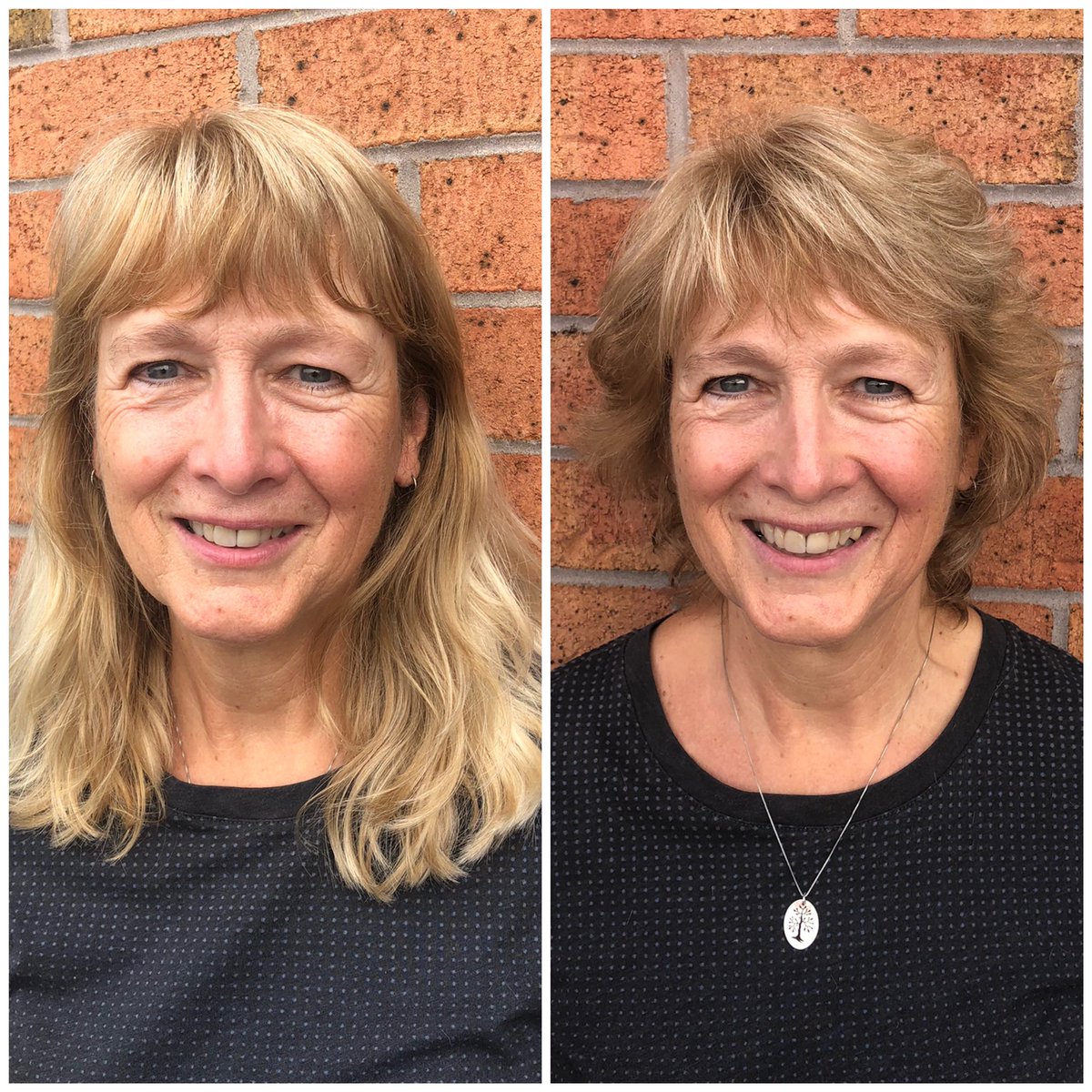 connect_salon's tweet image. Darlene wanted a change and her only stipulation was to make it “wash and wear”. After discovering a hidden wavy texture in her hair we agreed that a short shag cut would look amazing on her. 
Really loving the collaboration and openness to change
#sandboxfun #connecthairstudio