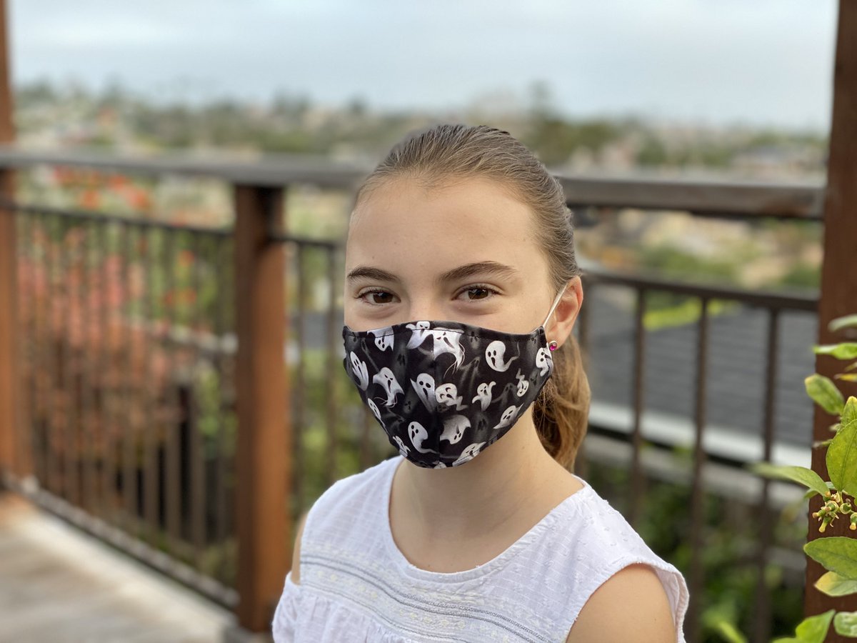 Boo! We have some fun Halloween masks in the shop! This one is going to go fast! #halloween #halloweenmask #boo #ghostmask #facecover #kidcover kidcover.co