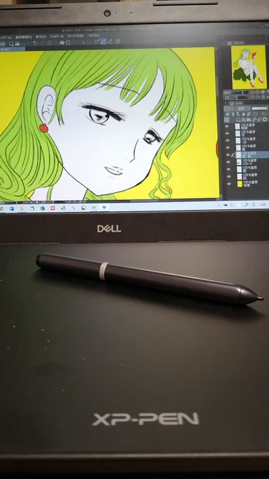 こちらの線画をお借りして、色塗りさせて頂きます。
下塗りまで完了しました。 https://t.co/tGOgGPIHZz 