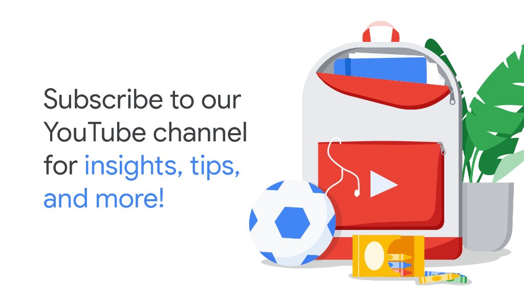 GoogleForEdu's tweet image. When you subscribe to the #GoogleEdu YouTube channel, you&apos;ll be the first to see new videos featuring product tips, #edtech insights, and more. Check it out: goo.gl/opDH9H