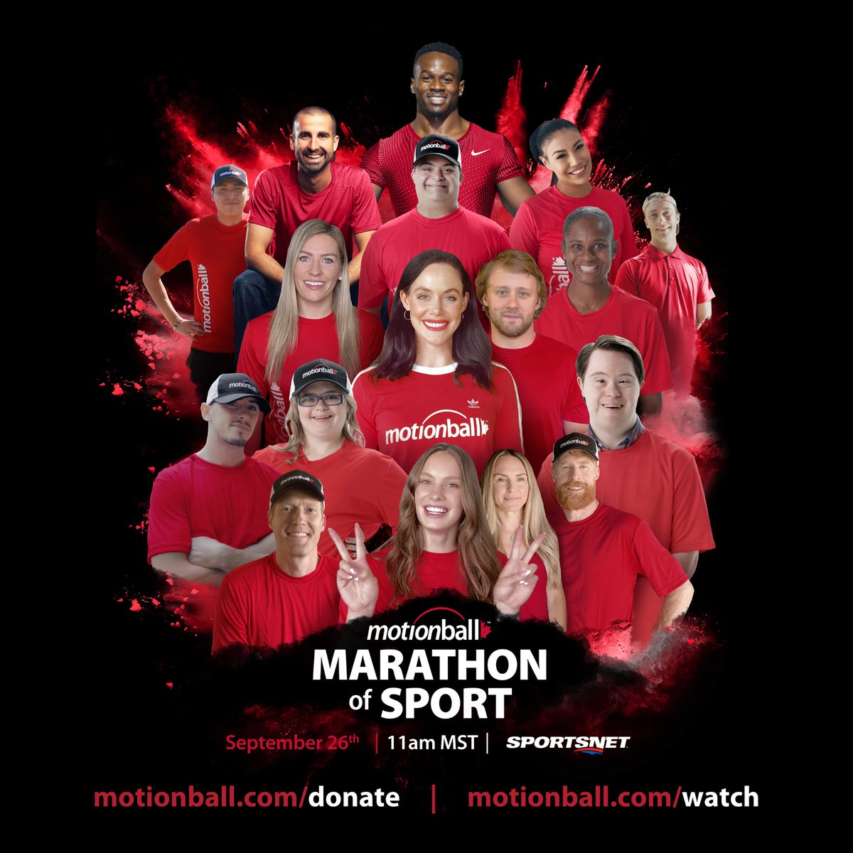 HERE WE GO! ✨  Watch <a href="/Sportsnet/">Sportsnet</a> ONE - NOW - to join our first ever, national, virtual #MarathonofSport in support of <a href="/SOCanadaFdn/">SOCanadaFoundation</a>!  motionball.com/watch