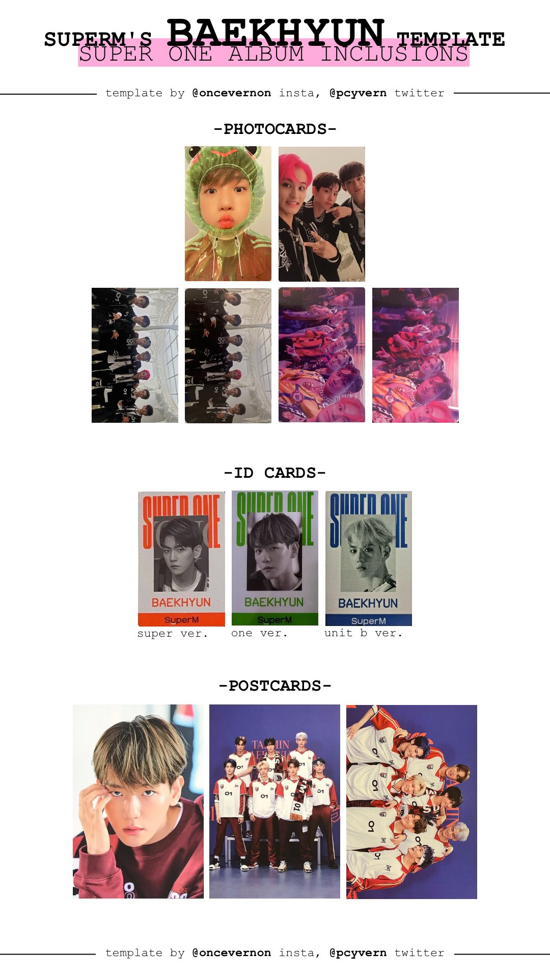 Baekhyun SUPER ONE トレカ　SuperM Baekhyun SUPER ONE トレカ SuperM SUPERM BAEKHYUN PHOTOCARD