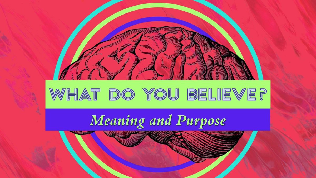I hope you will join us for a discussion on the meaning and purpose of life tomorrow morning. We'll be livestreaming the service from Stagecoach Road Christian Fellowship at 10:00 AM, or you can watch the replay later. #WhatDoYouBelieve #MeaningAndPurpose