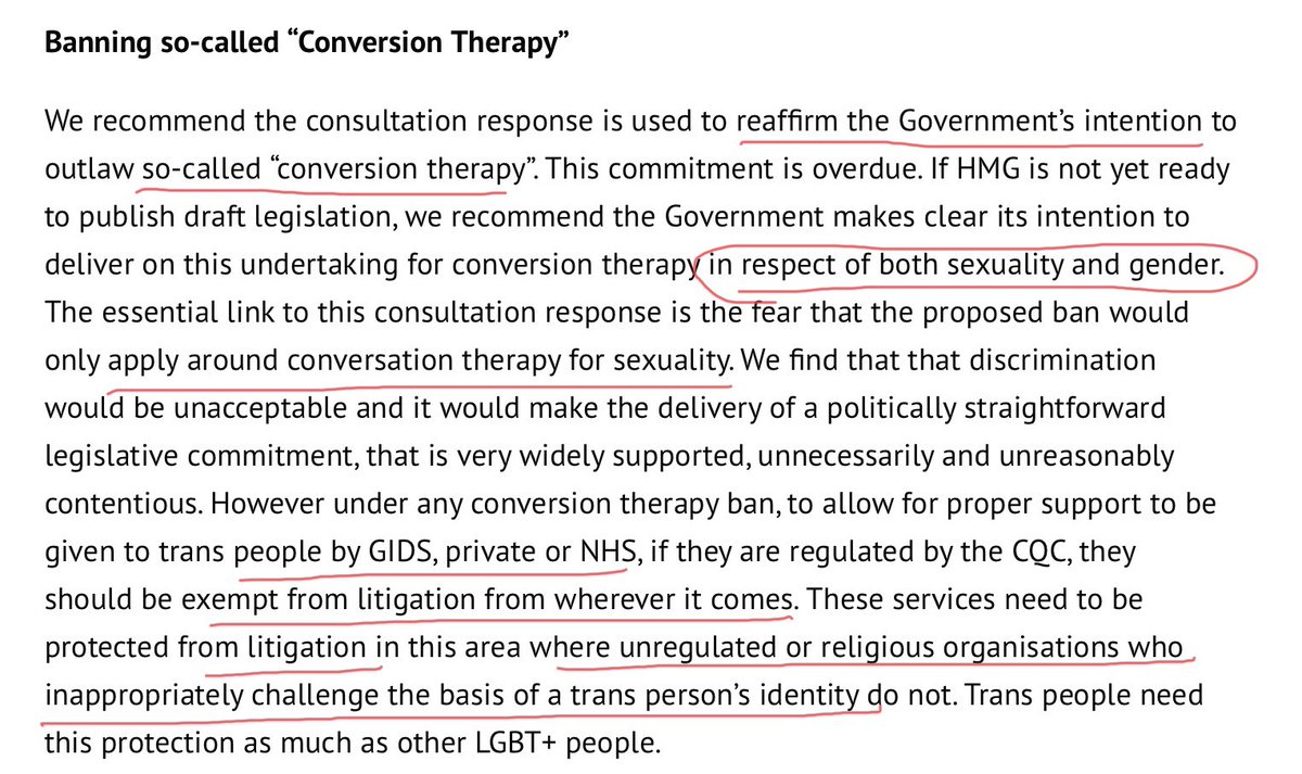The next front line is the campaign to outlaw any therapy that seeks to reconcile our kids to biological sex and , often, to their homosexuality. Outlawing this and pushing “transition” is  #GayConversionTherapy.