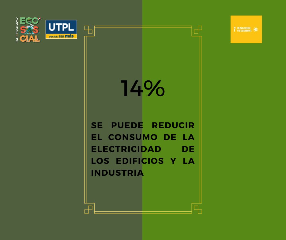 Expandir la infraestructura y mejorar la tecnología para contar con energía limpia en todos los países en desarrollo, es un objetivo crucial que puede estimular el crecimiento y a la vez ayudar al medio ambiente.
#ECOSOSCIAL
#EnergiaAsequibleYnoContaminanteEC
#ODS
#UTPL
