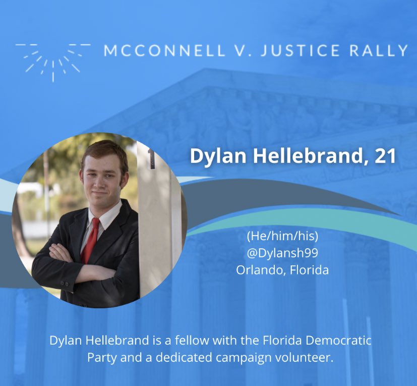 Dylan Hellebrand, 21 @Dylansh99Orlando, FloridaDylan Hellebrand is a fellow with the Florida Democratic Party and a dedicated campaign volunteer.