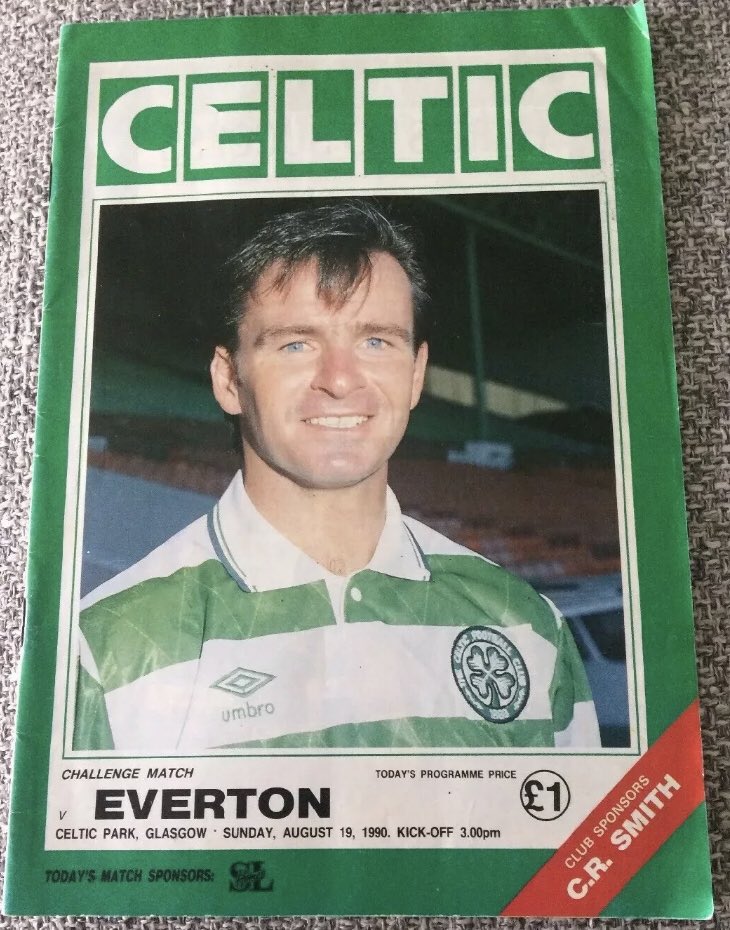 #98 Celtic 2-2 EFC - Aug 19, 1990. The Blues’ final pre-season friendly saw them take a trip north of the border to Parkhead, to face Celtic in what was billed as a ‘challenge match’. An entertaining 2-2 draw ensued, with Mike Newell scoring both of EFCs goals.