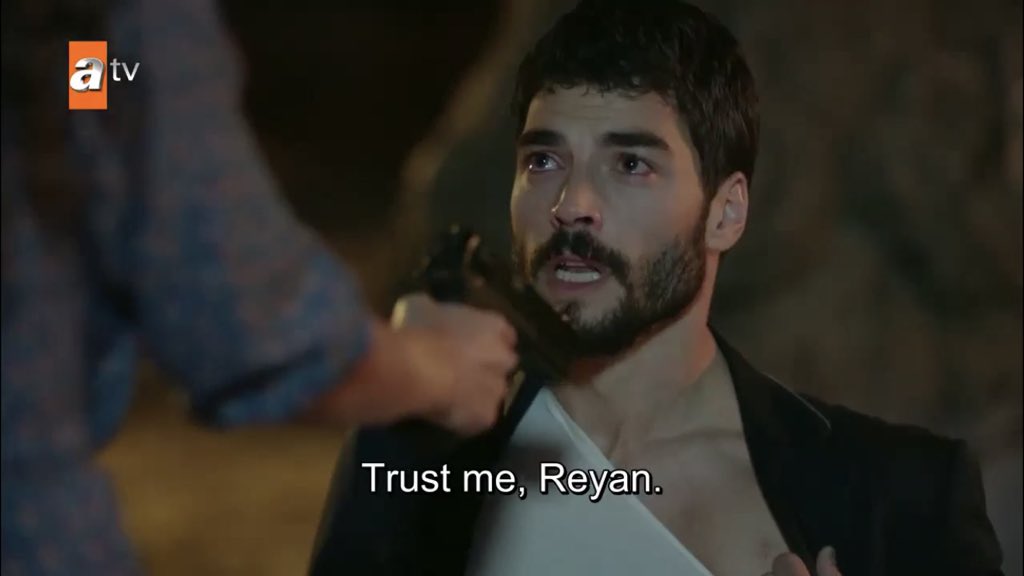 sometimes people shoot other people show them how much they love them, reyyan. it’s true.  #ReyMir  #Hercai