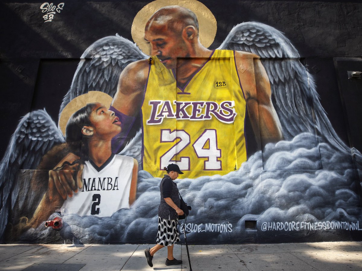 LakeShowFamily's tweet photo. 8 months ago, today We all miss you Kobe &amp; GiGi Bryant. ❤️🐍😭 https://t.co/RA5gV4RF7a