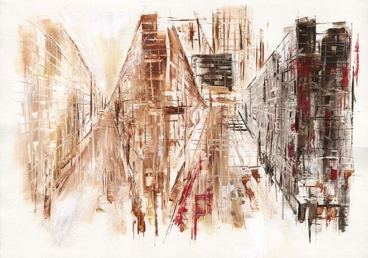 tulkaqelume's tweet photo. En la Ciudad | Acrílico sobre papel | 42x30cm.
#painting #expressionism #art #plaza #abstractart #ciudad #perspective #architecture #city #steetview #urbanism #color #illustration #drawing #ilustracion #acrylic #onsale https://t.co/ajeIvpHP9U