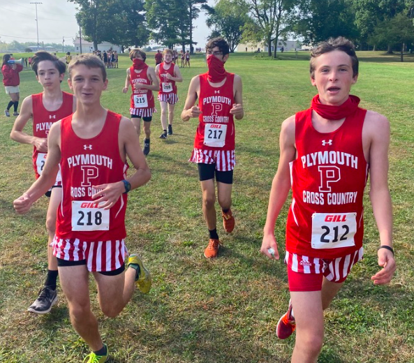 PlymouthHS_XCTF's tweet photo. First year at the Rochester Invite! Shoutout to Pugsie for breaking 20 min for the first time!! Shoutout to Isaac Sammartano for his 1m 50s PR! Finally, shoutout to Meghan Hartz for her 2m PR!! https://t.co/iXgtbL4kJy