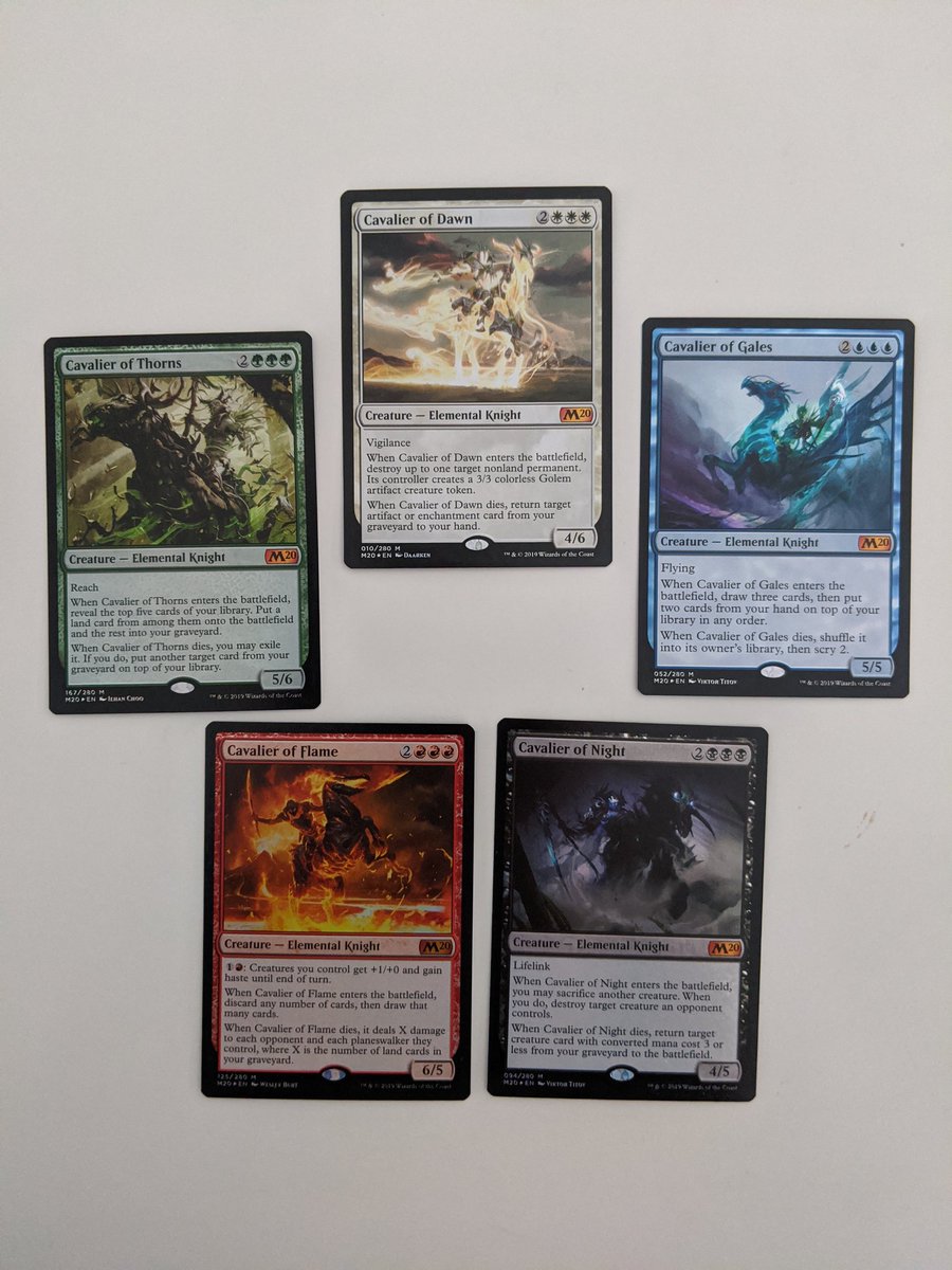 New #ATGiveaway today!

All foil set of the 5 Cavaliers. Retweet and follow to enter. Will pick a winner after 24 hours. 

Good luck!