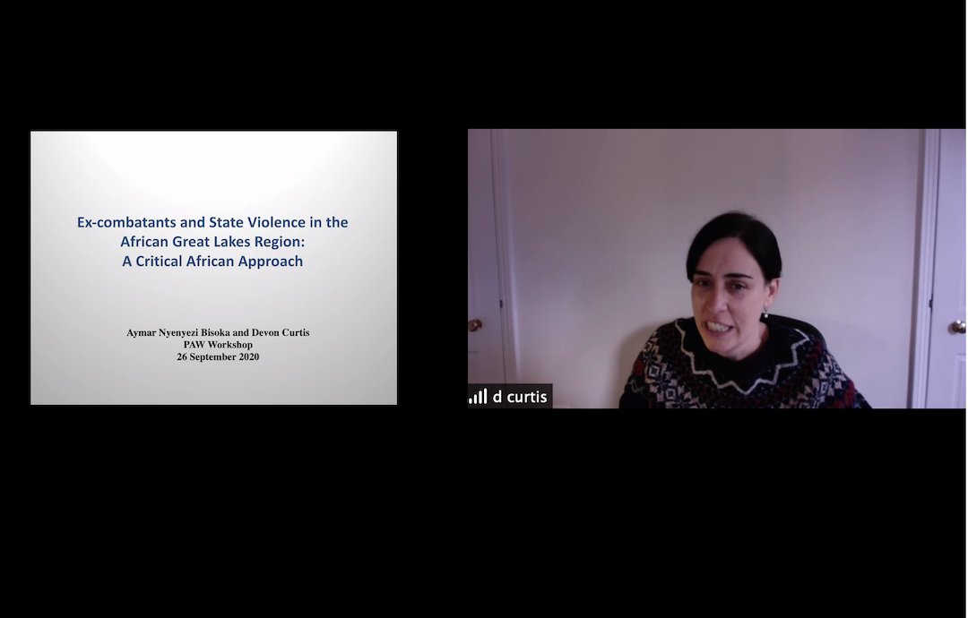 Drawing on critical Afr perspectives and rich interviews w 'peripheral rebels' in  #DRC &  #Burundi, Devon Curtis ( @CASCambridge) questions the war-chaos // rule of law-order dichotomy. W  @ABisoka, they call for a fresh look at the relationship bt war, peace, violence & state. 19/x