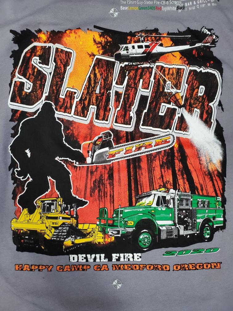 iamTheTshirtGuy's tweet image. #SlaterFire #slater fire shirts at Lake Salmac resort fire camp.
@ORDeptForestry @OSFM @OregonOEM #redsalmoncomplex #devilfire @lakesalmac