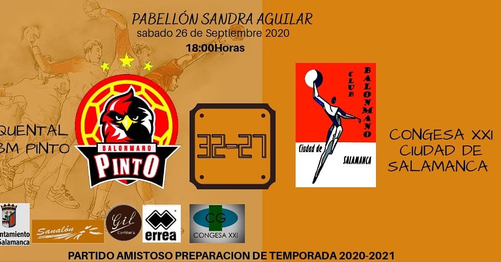 El CongesaXXI vuelve a sucumbir ante el BM  Pinto.El arte de vencer se aprende en las derrotas.<a href="/balonmanopinto/">BM Pinto</a>