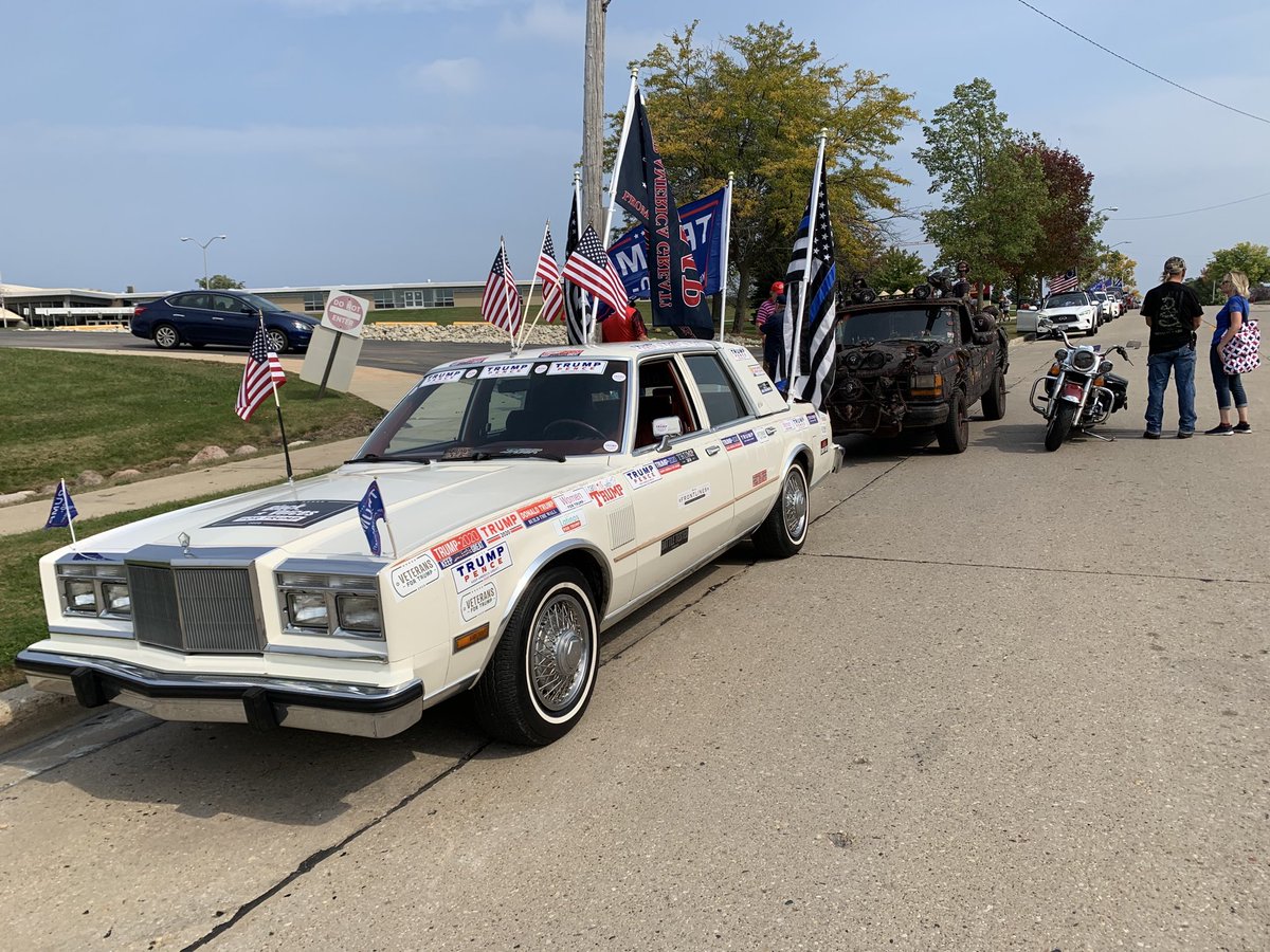 #Trump Parade in #Mikwaukee. He‘s simply the best, sagen seine Fans.