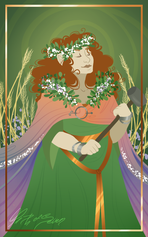 kristarts's tweet photo. I did these little mock cards for different gods. Something I'm revisiting soon. https://t.co/3D2f04V5Z4