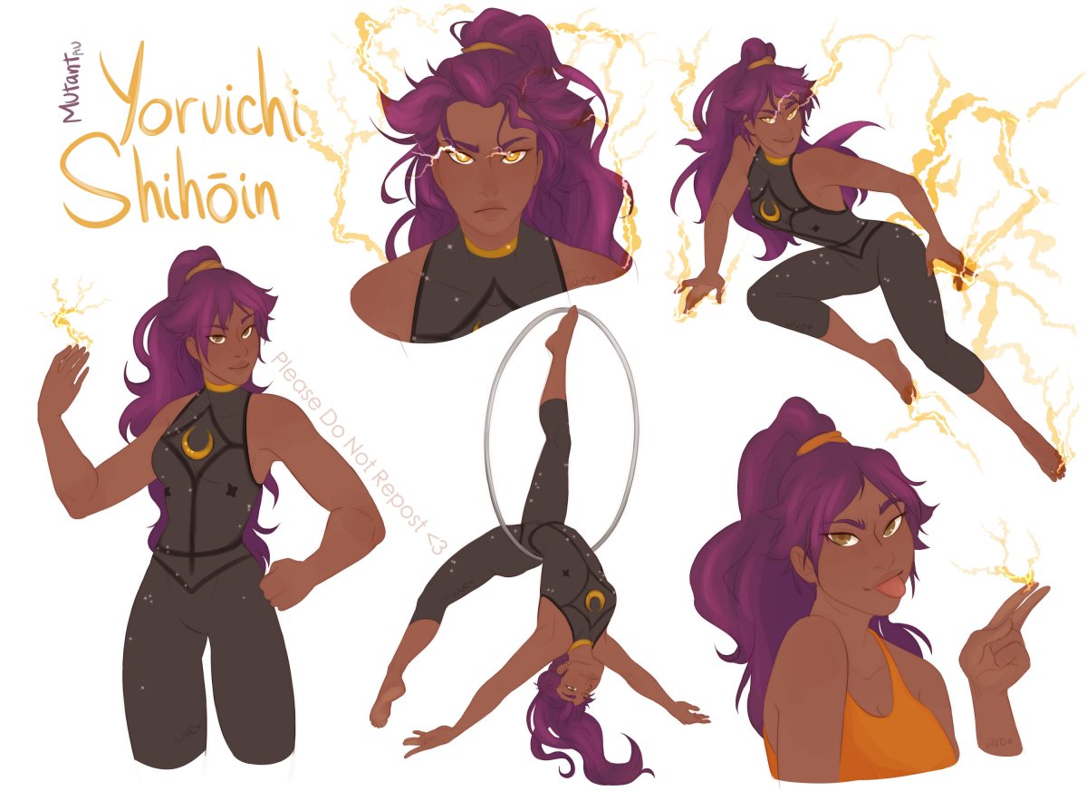 Almost forgot I had these all ready for uuu ✨

mutant AU Ichigo and Yoruichi <33
.
.
once more, I'll add close-ups and info as a thread💕