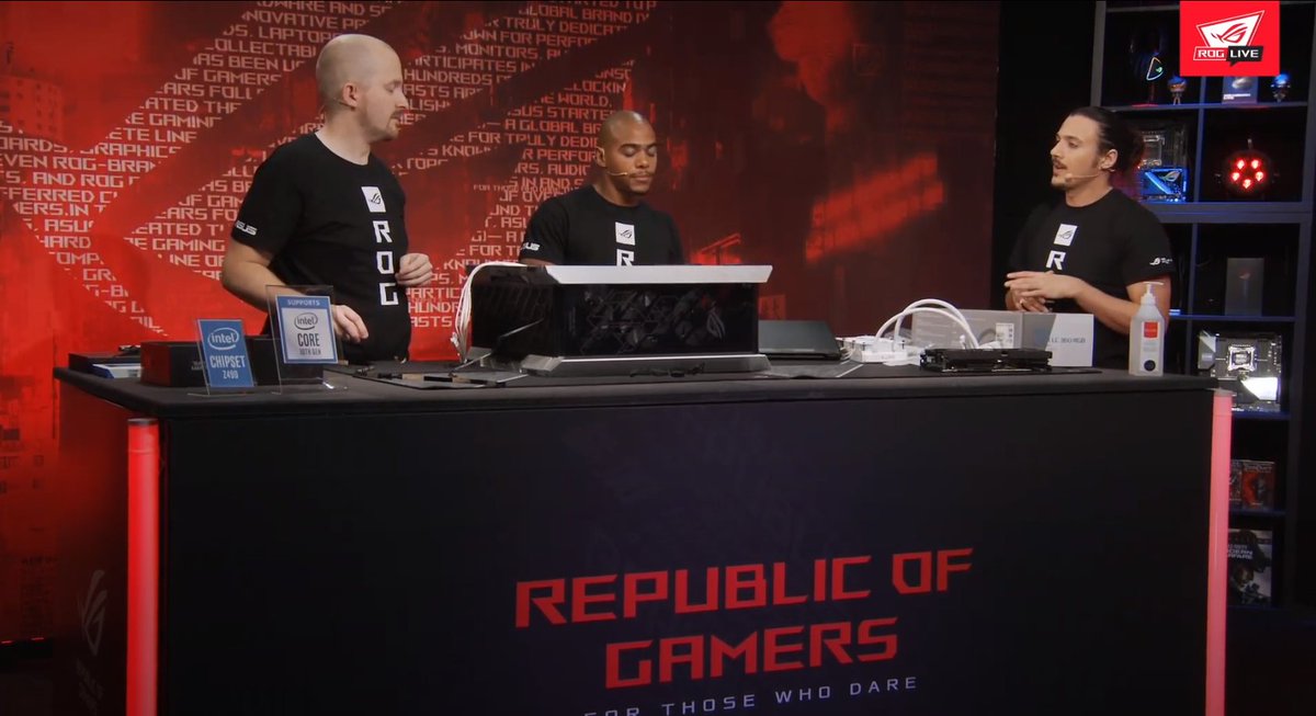 The beut they are building should be named "Thor's white dream" #ROGLIVE