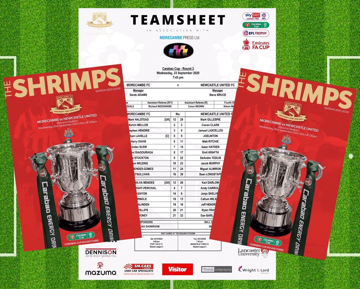 Footyprogramme1's tweet photo. What a week. Probably the busiest week for our company. Including funding @ShrimpsOfficial v @NUFC production. @NewportCounty !!Proved The FA wrong in Programmes wont sell. @BurnleyOfficial let’s get our heads together and produce something. It will work 100%. #savetheprogrammes https://t.co/8Co7VN6jPX
