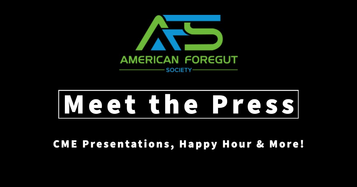 ForegutSociety's tweet photo. And now...for the finale of the AFS 2020 LIVE! From Across America! Annual Meeting
🗣 Tune back in to the CME Portion of the conference by logging in:
https://t.co/C1bvQCwt9w
See you there!
#afs2020 #afsannualmeeting #foregut #foregutconference https://t.co/8Idg5HOpFS