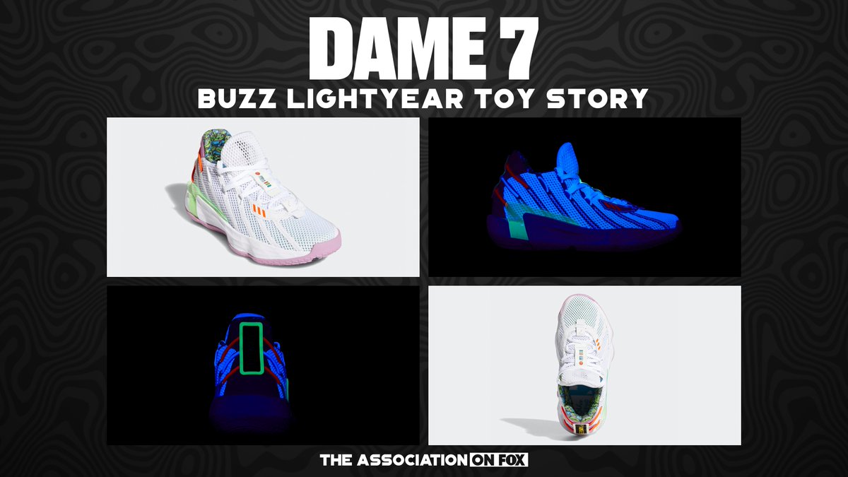 damian lillard toy story shoes
