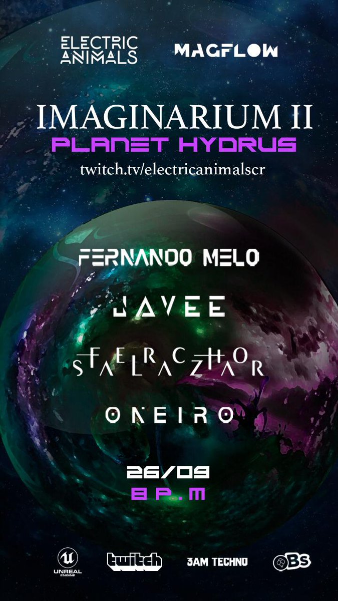 Live Stream de <a href="/AnimalsElectric/">Electric Animals</a> hoy a las 8pm ¡No se lo pierdan!🔥