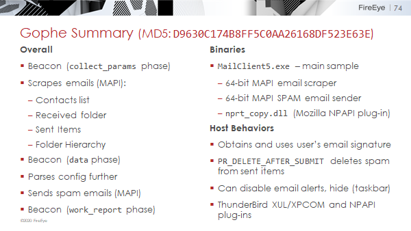 mykill's tweet photo. Here are my slides, handout, and struct definitions from 2020 @BSidesHSV presentation, "Reversing the Gophe Spambot: Confronting COM Code and Surmounting STL Snags". I rarely see these topics covered in RE literature, and I wanted to change that!

https://t.co/ZNgnKX6GNe https://t.co/f29UDCAPSx