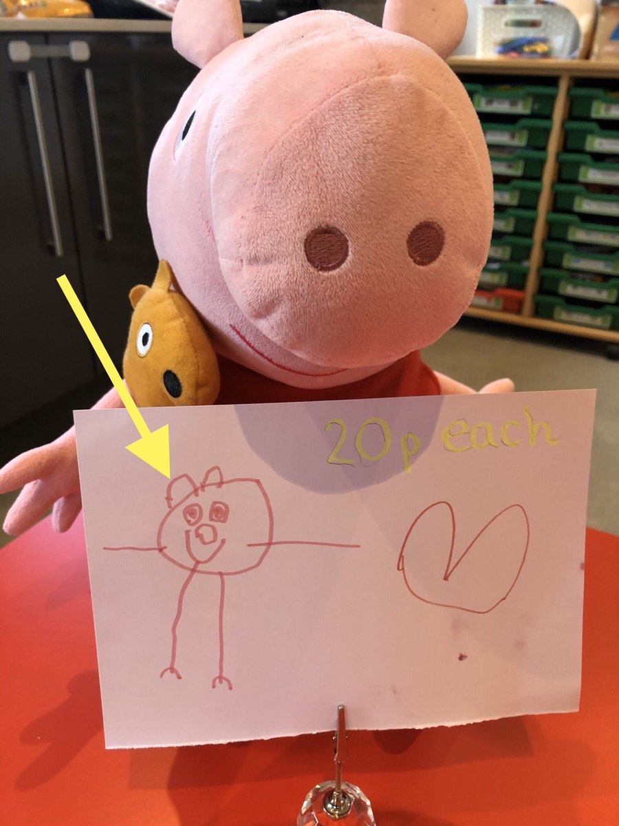 still_kel's tweet photo. The children have been working hard baking & selling their homemade biscuits this afternoon. Some fantastic creations and poster artwork!! (Just look at the adorable #Peppa in last pic! ๐) ๐จ๐ท๐งโ๐ณ๐ฅ#SaveTheChildren #MuddyPuddleWalk #community #KUW @savechildrenuk @PACEYchildcare https://t.co/EkkqAHg5ls