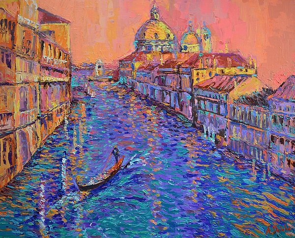 New artwork for sale! - "Sunset over the Grand Canal in Venice" - fineartamerica.com/featured/sunse… <a href="/fineartamerica/">Fine Art America</a>