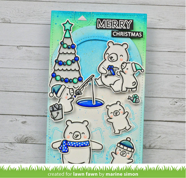 Lawn Fawn on Twitter: "Marine has a special pull tab card and video  tutorial to share with you today at the blog! Her tall slimline card  features our new Snow Much Fun