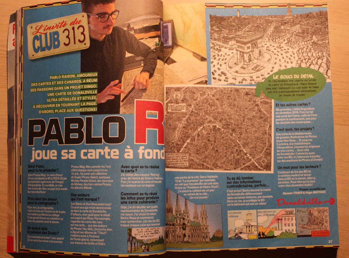 Pablor J Ai Ete Interviewe Par Picsou Magazine Pour Ma Carte De Donaldville Je Lisais Tellement Picsou Mag Quand J Etais Gosse J Aurai Jamais Penser Voir Mon Travail Mon Travail Dans Ce Pablor J Ai Ete Interviewe Par Picsou Magazine Pour Ma Carte De Donaldville Je Lisais Tellement Picsou Mag Quand J Etais Gosse J Aurai Jamais Penser Voir Mon Travail Mon Travail Dans Ce