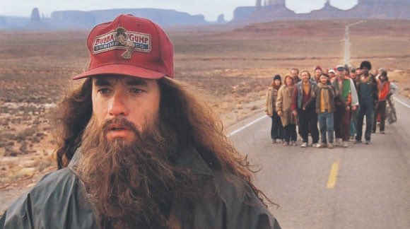 GifsCine's tweet photo. "Haz lo mejor que puedas con lo que Dios te ha dado". 
Forrest Gump, 1994. https://t.co/HGXG1UW2gl