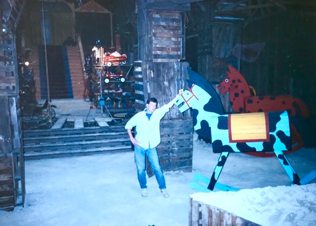 stevehead's tweet image. Filming “Little Monsters.” Boy’s Room set. ⁣⁣⁣When you make sure no one touches stuff and you touch the stuff.⁣⁣⁣

#vestronvideo #bekindrewind #vhshorror