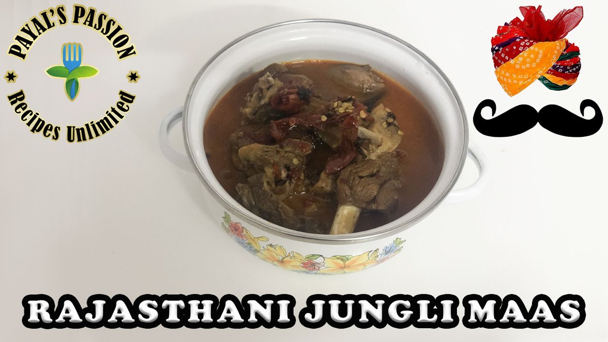 PNTNewsTrends's tweet photo. Here is my Latest Recipe From Payal Jethani. It is also called a hunters delight. An ancient recipe from the Rajasthan Royalty.
Rajasthani Jungli Maas 
#junglimaasrecipe #meatrecipes #muttonrecipes
https://t.co/VlilvpzZoa https://t.co/LwJx2b2Nul