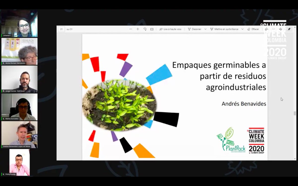 PAPELYCO's tweet photo. Hoy Lifepack participo en el panel de Emprendimientos Verdes Innovadores con @camaraverde
.
En la semana #ClimateWeekNYC #climateweekcolombia2020 #semanaclimáticacolombia
.
.
#NegociosVerdes #economiacircular #innovacion #climatechange #empaquesgerminables #plantpackcol https://t.co/UEnV8Yu7Pj