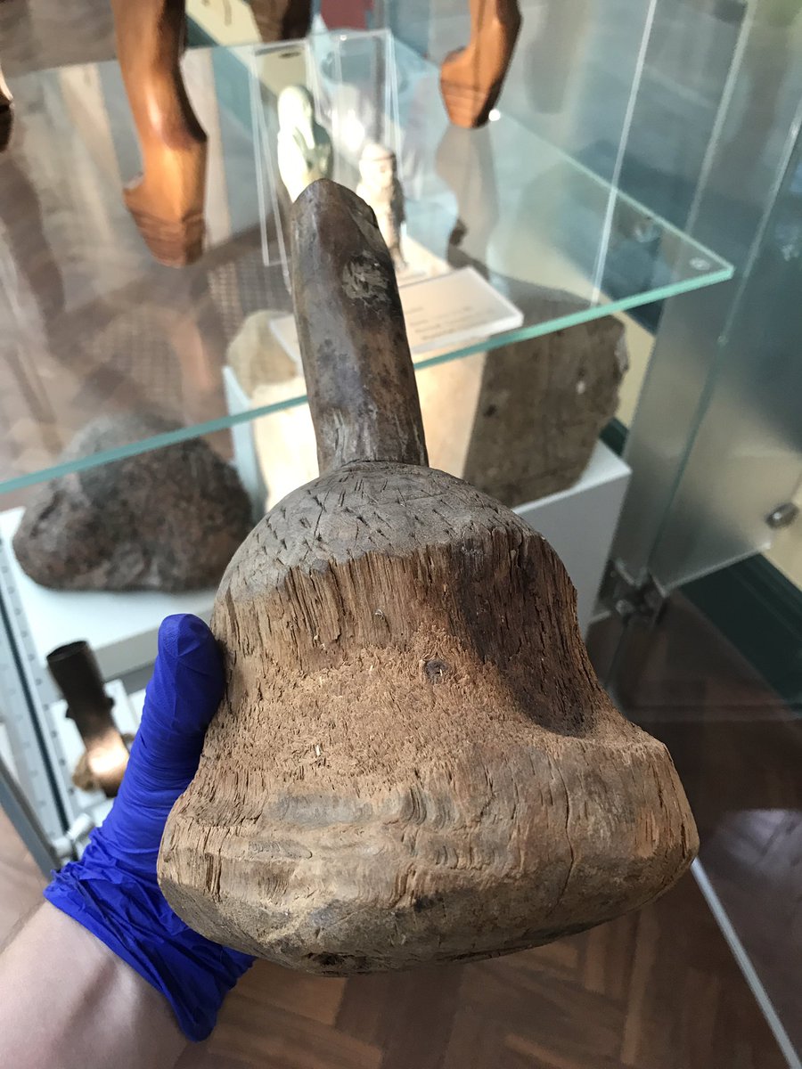 trumerz's tweet photo. It was my Saturday duty at @BoltonLMS today, and after @EgyptMcr’s #EES50Objects @TheEES lecture this week I just had to take a closer look at the mallet in #BoltonsEgypt
Sadly no markings, that I can see, but such a lovely object to hold!
#Egyptology #AncientEgypt #Egypt https://t.co/dcxVVPU4Gj