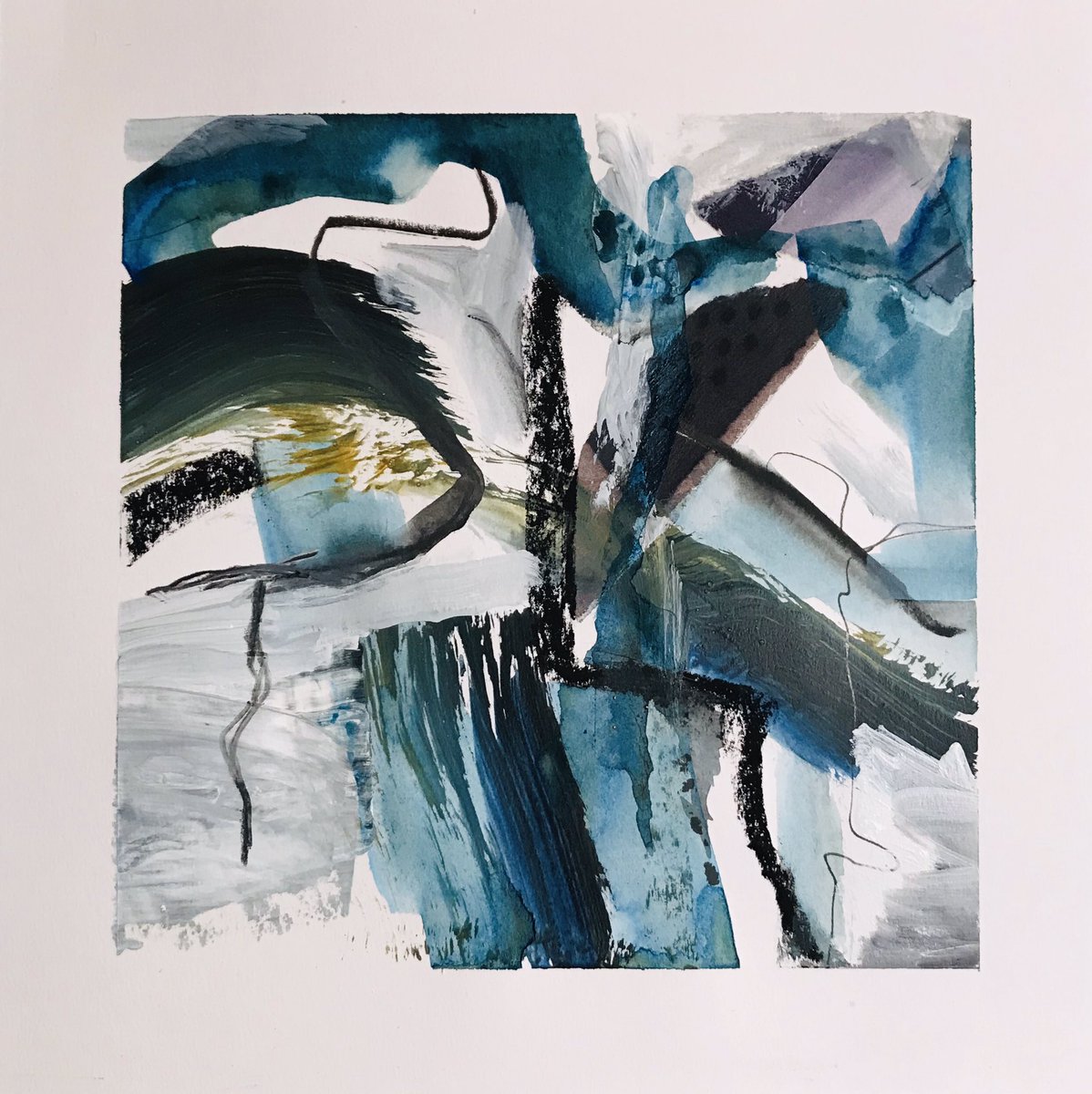 LisaJayneIrvine's tweet photo. Day 4: For days when #fall feels like one final day of #summer. Spending time in places that make me #happy and #calm... #the2020project #100dayproject #mixedmedia #abstract #design #garden #sunshine #nature #september #autumn #art #artistslife #inthestudio #fineart #canadianart https://t.co/fwYmycH16y