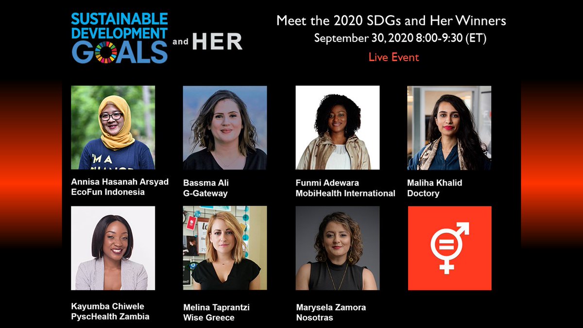 Meet seven 2020 #SDGsandHer winners, who - despite the global #COVID-19 pandemic - are blazing a trail in everything from health care to food production. #GlobalGoals <a href="/UN_Women/">UN Women</a> <a href="/UNDP/">UN Development</a> <a href="/Wharton/">The Wharton School</a> <a href="/Ideas4Action/">Ideas for Action</a> <a href="/WorldBank/">World Bank</a> wrld.bg/1hWm50BBvID