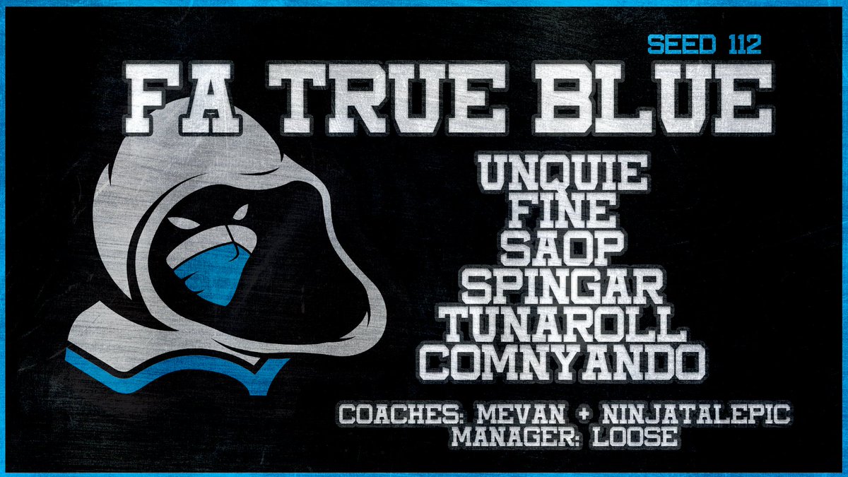 FalseAppear's tweet image. 🐳 FA True Blue is our first team up today against Emerson Lions. Good luck, boys in blue.

#YouThoughtYouKnewUs