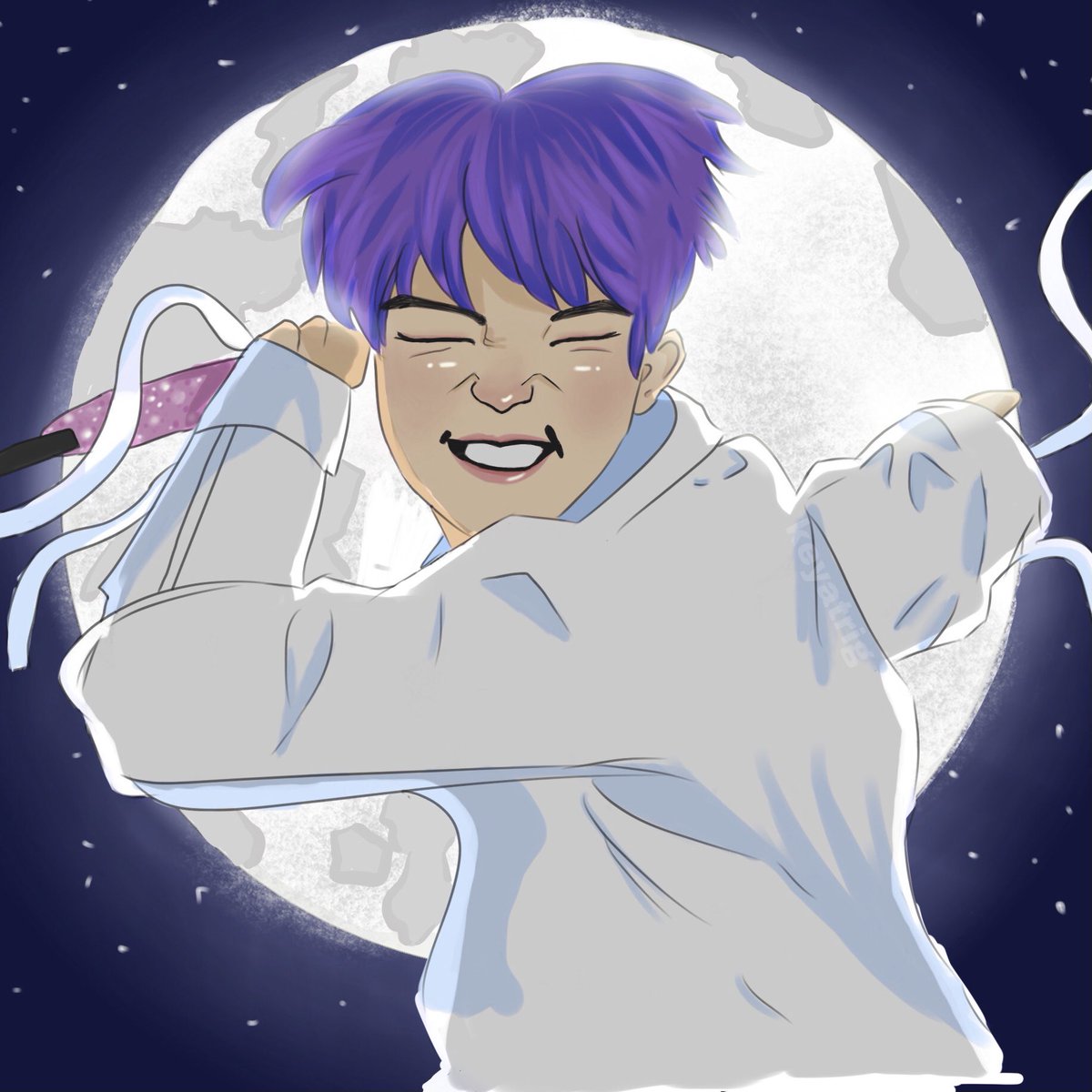 kitemonth's tweet photo. i’ve been missing my moon lately...🌙✨
#btsfanart #seokjin #JIN https://t.co/FhpQcB1O5Z