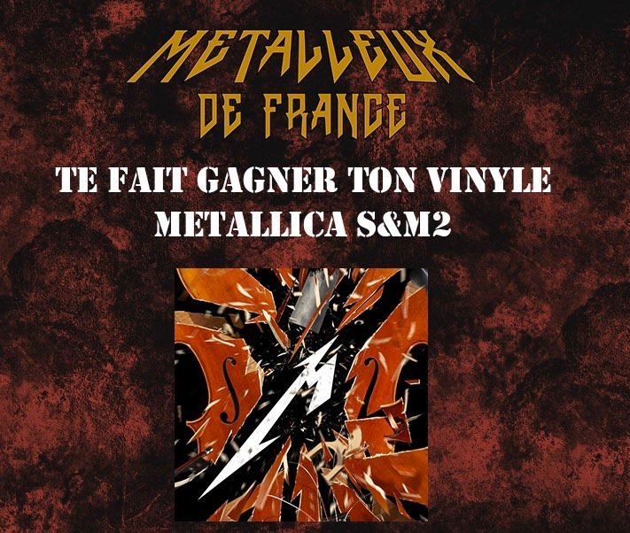 #Concours 🤘💿
Tentez de remporter le #vinyl de #Metallica S&amp;M2 !
Rendez-vous sur notre page Facebook ! 

bit.ly/3kQPoBr